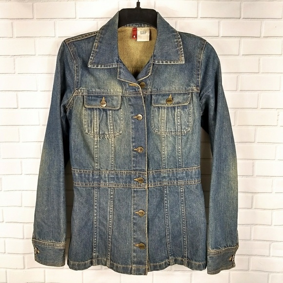 h&m divided denim jacket